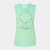 Bella + Canvas - Women's Flowy Scoop Muscle Tank - 8803 Thumbnail