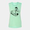 Bella + Canvas - Women's Flowy Scoop Muscle Tank - 8803 Thumbnail