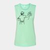 Bella + Canvas - Women's Flowy Scoop Muscle Tank - 8803 Thumbnail