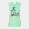 Bella + Canvas - Women's Flowy Scoop Muscle Tank - 8803 Thumbnail