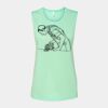 Bella + Canvas - Women's Flowy Scoop Muscle Tank - 8803 Thumbnail