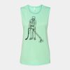 Bella + Canvas - Women's Flowy Scoop Muscle Tank - 8803 Thumbnail