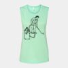 Bella + Canvas - Women's Flowy Scoop Muscle Tank - 8803 Thumbnail
