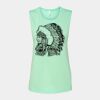 Bella + Canvas - Women's Flowy Scoop Muscle Tank - 8803 Thumbnail