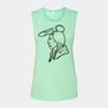 Bella + Canvas - Women's Flowy Scoop Muscle Tank - 8803 Thumbnail