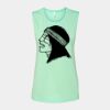 Bella + Canvas - Women's Flowy Scoop Muscle Tank - 8803 Thumbnail