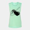 Bella + Canvas - Women's Flowy Scoop Muscle Tank - 8803 Thumbnail
