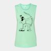 Bella + Canvas - Women's Flowy Scoop Muscle Tank - 8803 Thumbnail