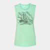 Bella + Canvas - Women's Flowy Scoop Muscle Tank - 8803 Thumbnail
