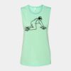 Bella + Canvas - Women's Flowy Scoop Muscle Tank - 8803 Thumbnail