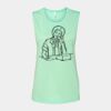 Bella + Canvas - Women's Flowy Scoop Muscle Tank - 8803 Thumbnail