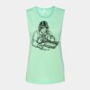 Bella + Canvas - Women's Flowy Scoop Muscle Tank - 8803 Thumbnail