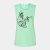 Bella + Canvas - Women's Flowy Scoop Muscle Tank - 8803 Thumbnail