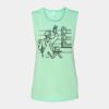 Bella + Canvas - Women's Flowy Scoop Muscle Tank - 8803 Thumbnail