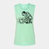 Bella + Canvas - Women's Flowy Scoop Muscle Tank - 8803 Thumbnail