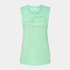 Bella + Canvas - Women's Flowy Scoop Muscle Tank - 8803 Thumbnail