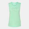 Bella + Canvas - Women's Flowy Scoop Muscle Tank - 8803 Thumbnail
