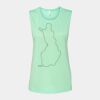 Bella + Canvas - Women's Flowy Scoop Muscle Tank - 8803 Thumbnail