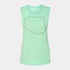 Bella + Canvas - Women's Flowy Scoop Muscle Tank - 8803 Thumbnail