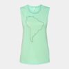 Bella + Canvas - Women's Flowy Scoop Muscle Tank - 8803 Thumbnail