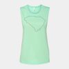 Bella + Canvas - Women's Flowy Scoop Muscle Tank - 8803 Thumbnail