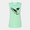 Bella + Canvas - Women's Flowy Scoop Muscle Tank - 8803 Thumbnail