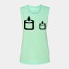 Bella + Canvas - Women's Flowy Scoop Muscle Tank - 8803 Thumbnail