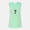 Bella + Canvas - Women's Flowy Scoop Muscle Tank - 8803 Thumbnail
