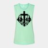 Bella + Canvas - Women's Flowy Scoop Muscle Tank - 8803 Thumbnail