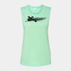 Bella + Canvas - Women's Flowy Scoop Muscle Tank - 8803 Thumbnail
