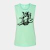 Bella + Canvas - Women's Flowy Scoop Muscle Tank - 8803 Thumbnail