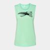 Bella + Canvas - Women's Flowy Scoop Muscle Tank - 8803 Thumbnail