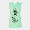 Bella + Canvas - Women's Flowy Scoop Muscle Tank - 8803 Thumbnail