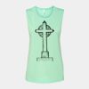 Bella + Canvas - Women's Flowy Scoop Muscle Tank - 8803 Thumbnail