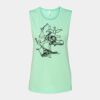 Bella + Canvas - Women's Flowy Scoop Muscle Tank - 8803 Thumbnail