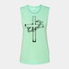 Bella + Canvas - Women's Flowy Scoop Muscle Tank - 8803 Thumbnail