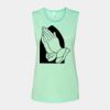 Bella + Canvas - Women's Flowy Scoop Muscle Tank - 8803 Thumbnail