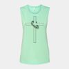 Bella + Canvas - Women's Flowy Scoop Muscle Tank - 8803 Thumbnail