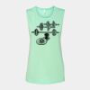 Bella + Canvas - Women's Flowy Scoop Muscle Tank - 8803 Thumbnail