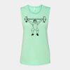 Bella + Canvas - Women's Flowy Scoop Muscle Tank - 8803 Thumbnail
