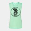 Bella + Canvas - Women's Flowy Scoop Muscle Tank - 8803 Thumbnail