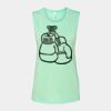 Bella + Canvas - Women's Flowy Scoop Muscle Tank - 8803 Thumbnail