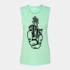 Bella + Canvas - Women's Flowy Scoop Muscle Tank - 8803 Thumbnail