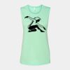 Bella + Canvas - Women's Flowy Scoop Muscle Tank - 8803 Thumbnail