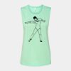 Bella + Canvas - Women's Flowy Scoop Muscle Tank - 8803 Thumbnail