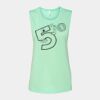 Bella + Canvas - Women's Flowy Scoop Muscle Tank - 8803 Thumbnail