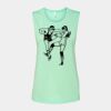 Bella + Canvas - Women's Flowy Scoop Muscle Tank - 8803 Thumbnail