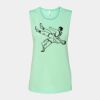 Bella + Canvas - Women's Flowy Scoop Muscle Tank - 8803 Thumbnail