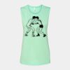 Bella + Canvas - Women's Flowy Scoop Muscle Tank - 8803 Thumbnail