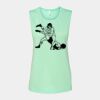 Bella + Canvas - Women's Flowy Scoop Muscle Tank - 8803 Thumbnail